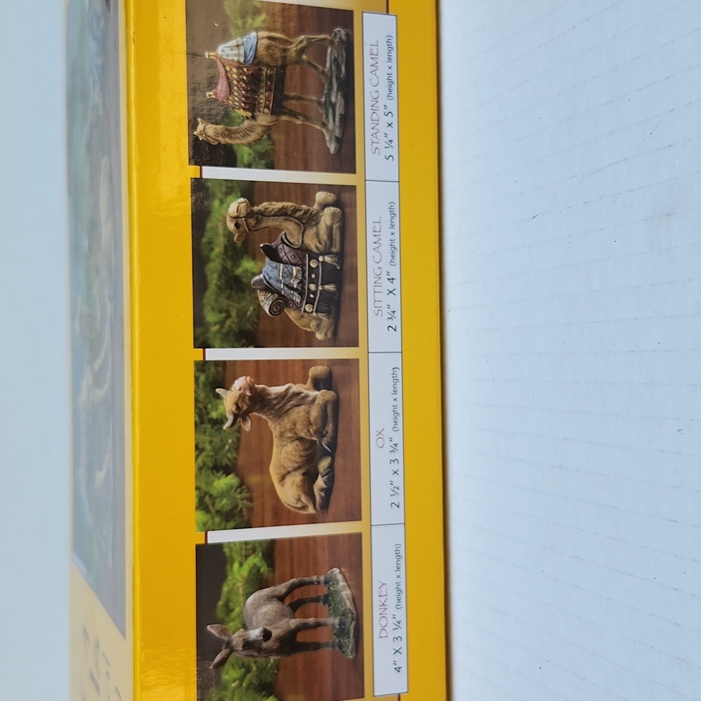 NIB THREE KINGS GIFTS SET OF 4 ANIMALS FOR THE 7" REAL LIFE NATIVITY - Picture 13 of 14